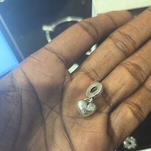 Silver Heart Charm Pendant